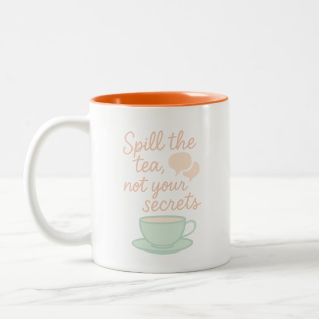 Déverser La Mug De Thé - Sassy Gossip Coffee Cup (Gauche)