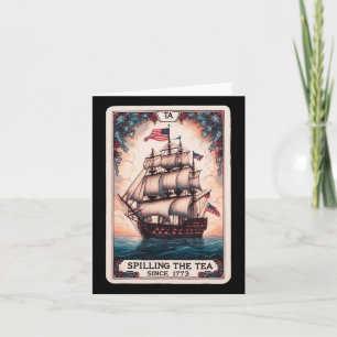 Déverser Le Thé Depuis 1773 Carte Tarot 4 juillet
