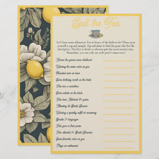 Déverser le thé : Fête des mariées Mix et Mingle J