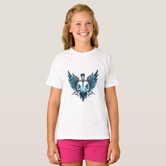 Devil Angel : Le T-shirt de la lumière du jeu (Devant entier)