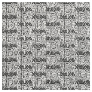 Devil Chiens gris tissu noir CECI