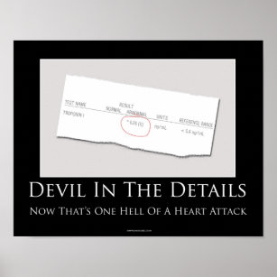 Devil Dans Les Détails Poster Motivationnel