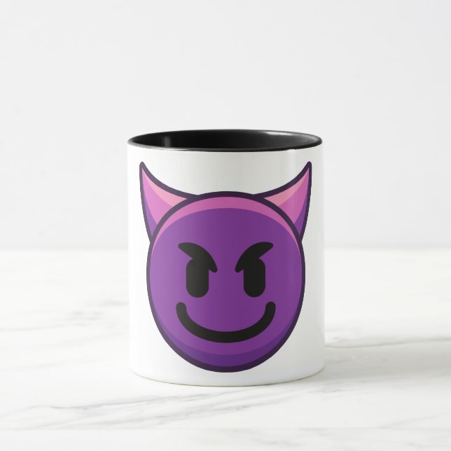 Devil Emoji Motif Mug (Centre)