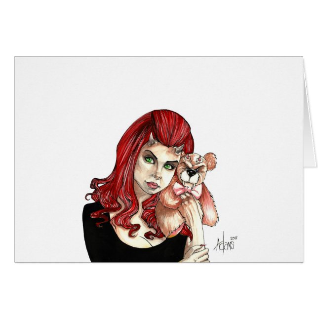 DevilGirl et son nounours (Devant horizontal)