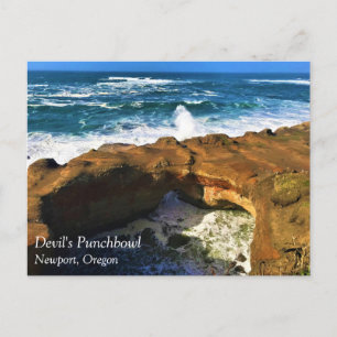 Devil's Punchbowl, Newport, Oregon Carte postale