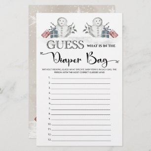 Devinez ce qu'il y a dans le baby shower de sacs d