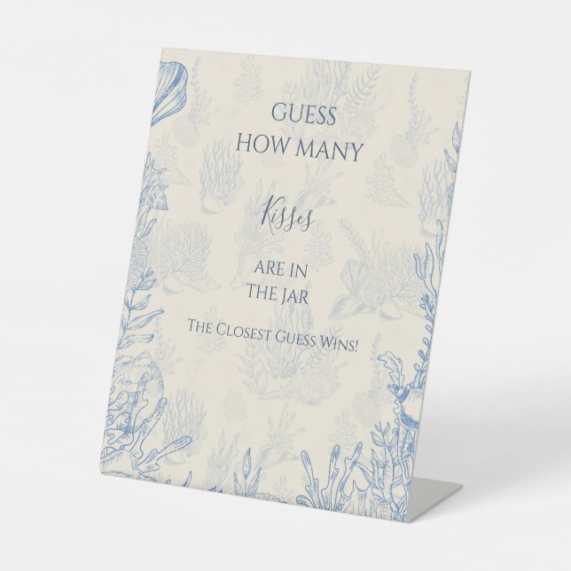 Devinez combien de baisers signe de piédestal (Recto)