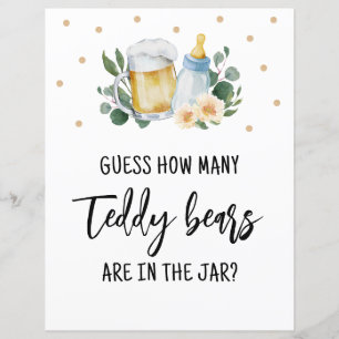 Devinez combien de bonbons Nounours Signer Jeu