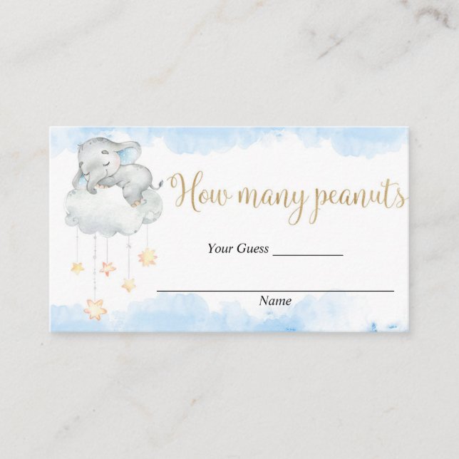 Devinez combien de cartes d'arachides insère le ba (Devant)