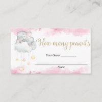 Devinez combien de cartes d'arachides insère le ba