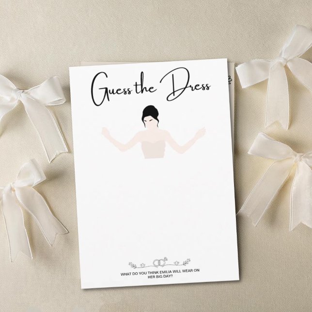 Devinez la carte des jeux de robe (Guess the Dress)