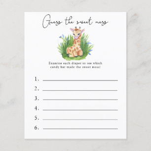 Devinez la douceur du jeu - Baby shower