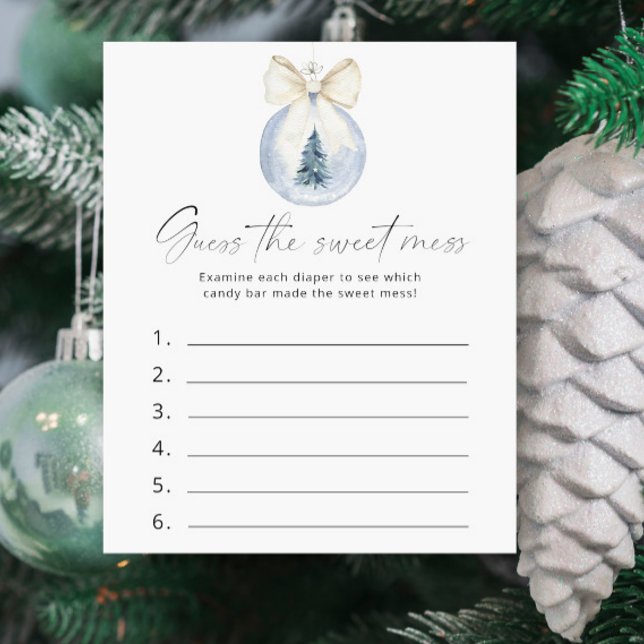 Devinez la douceur - Jeu de Baby shower d'hiver (Créateur téléchargé)