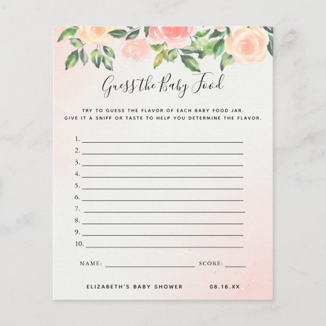 Devinez la Nourriture pour Bébé | Jeu de Baby Show (Devant)