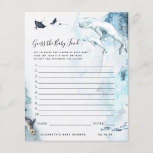 Devinez la nourriture pour bébés Jeu Baby shower