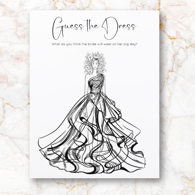 Devinez La Robe Jeu de Baby Shower (Créateur téléchargé)