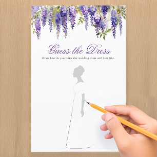 Devinez la robe violet Wisteria Fête des mariées J