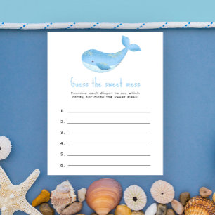 Devinez le doux désordre - jeu pour baby shower ba