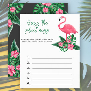 Devinez le gâchis sucré - aloha jeu de baby shower