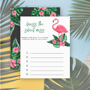 Devinez le gâchis sucré - aloha jeu de baby shower