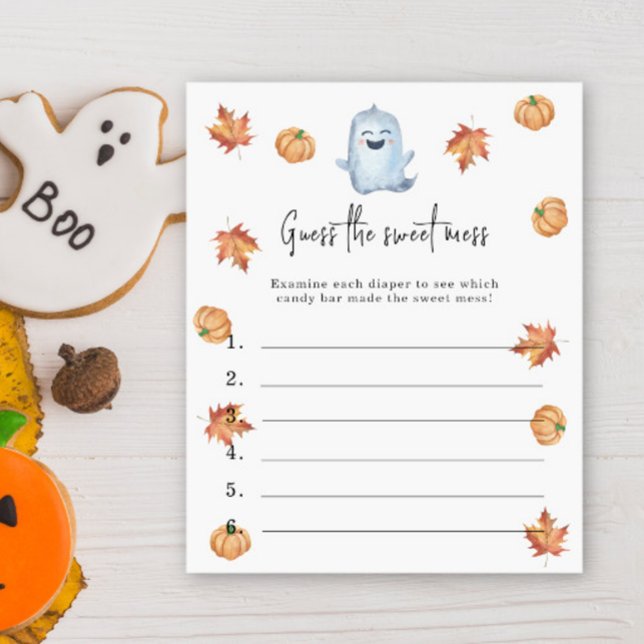 Devinez le gâchis sucré - jeu de baby shower (Créateur téléchargé)