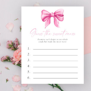 Devinez le jeu de baby-shower pour bébé sucré - Ru