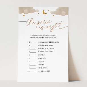 Devinez le jeu de Baby shower Prix Twinkle Star