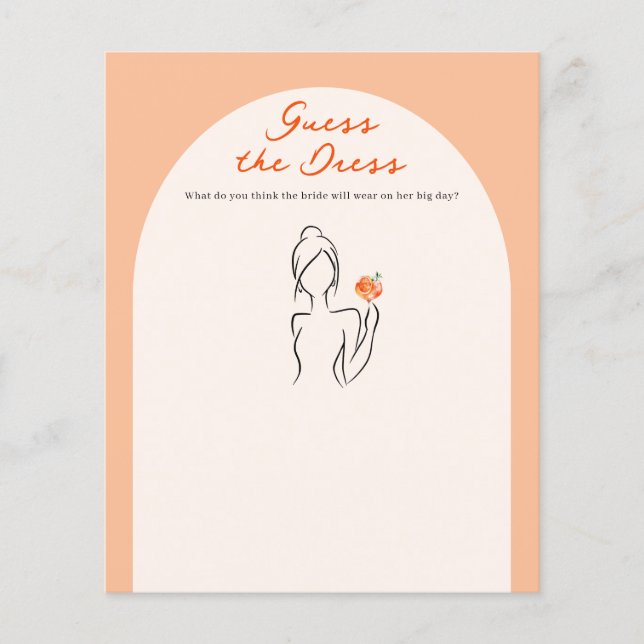 Devinez le jeu de robe Aperol Spritz Fête des mari (Devant)