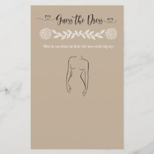 Devinez Le Jeu Fête des mariées Robe