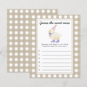 Devinez le jeu Sweet Mess - Petit canard