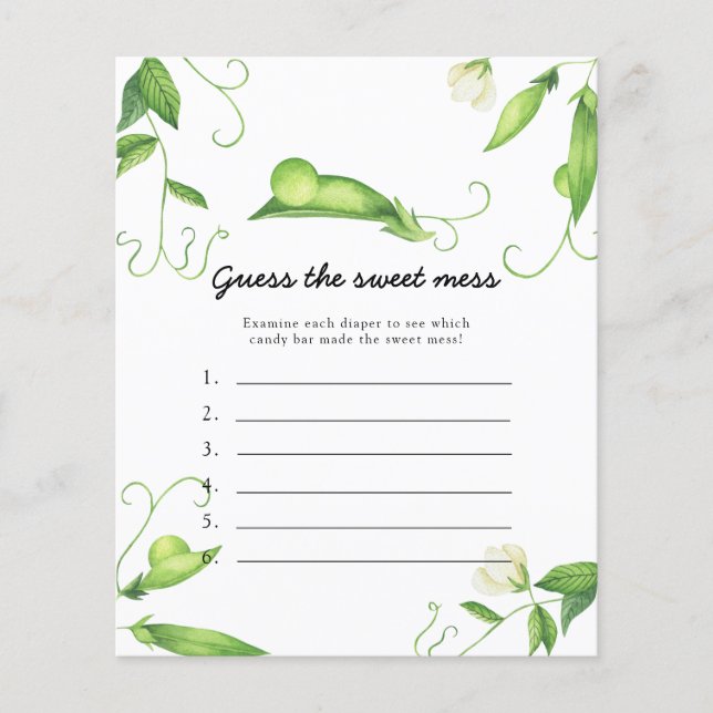 Devinez le jeu Sweet Mess - Petit pois (Devant)