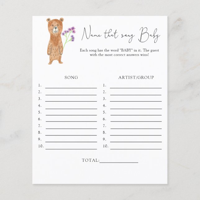 Devinez le nom de cette chanson \ Jeu de thème our (Devant)