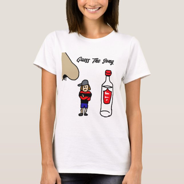 Devinez le t-shirt de chanson Nirvana (Devant)