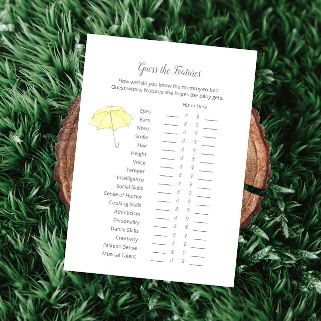 Devinez Les Caractéristiques Baby Sprinkle Game Ca (Créateur téléchargé)