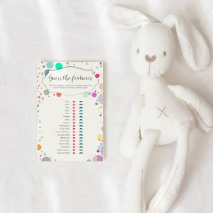 "Devinez les caractéristiques" Baby Trait Douche J