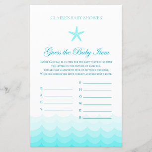 Devinez les objets pour bébé - Jeu de Baby Shower