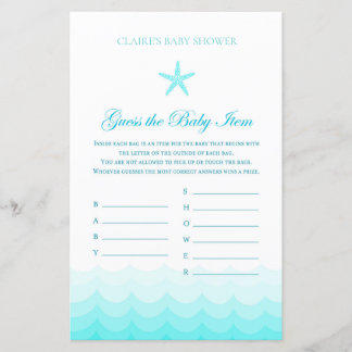 Devinez les objets pour bébé - Jeu de Baby Shower