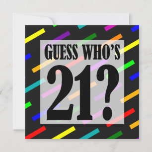 Devinez qui a 21 invitations à la fête d'anniversa