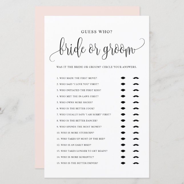 Devinez Qui A Épousé Ou Groom Il A Dit Qu'Elle A D (Devant / Derrière)