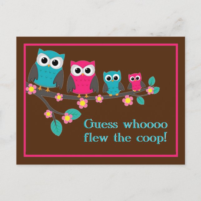 Devinez qui a piloté le Faire-part de déménagement (Devant)