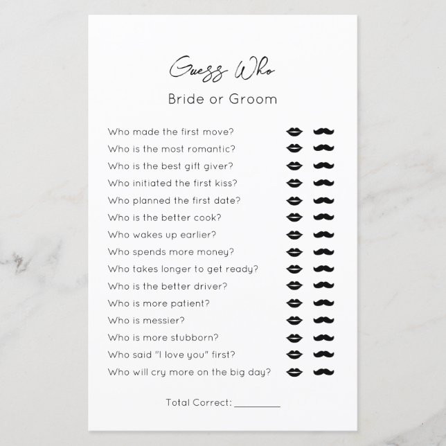 Devinez qui est mariée ou la mariée-mariée ordinai (Devant)