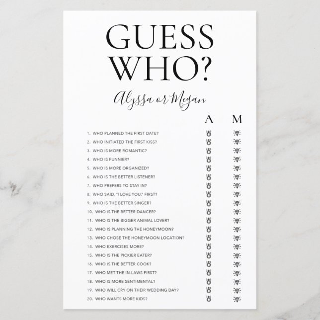 Devinez Qui Jeu de Salle de Bain LGBTQ (Devant)