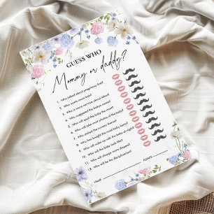 Devinez qui   Maman ou papa   Jeu baby shower