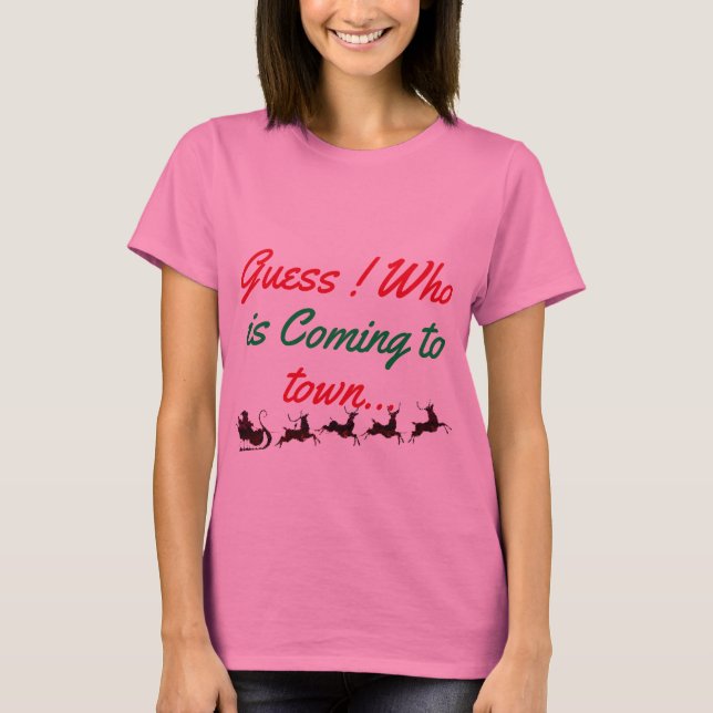 devinez qui vient en ville Maternity T-Shirt (Devant)