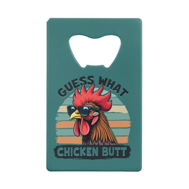 Devinez quoi Cul de Poulet Drôle Rétro Coq (Devant)