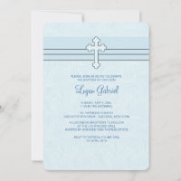 Dévotion Bleu Invitation religieuse