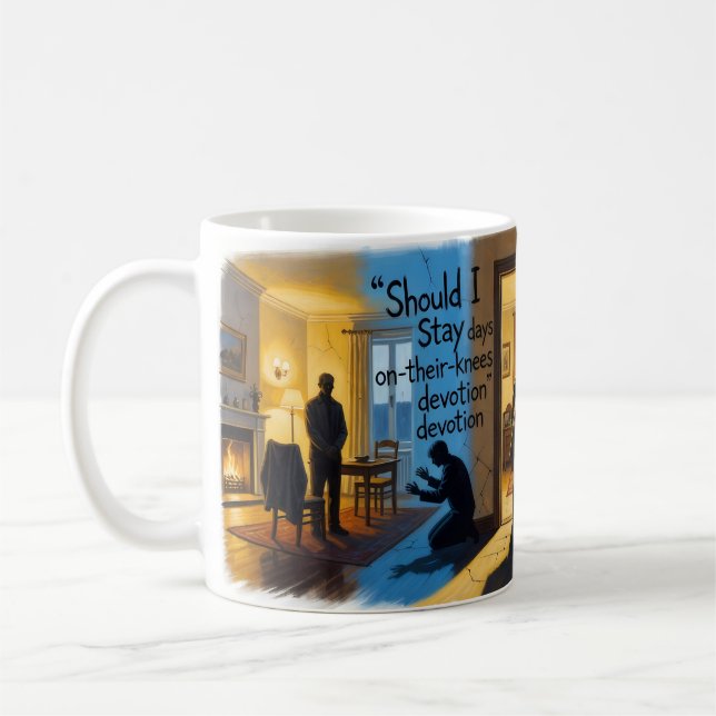 Devotion Mug Dois-je rester ou dois-je partir (Gauche)