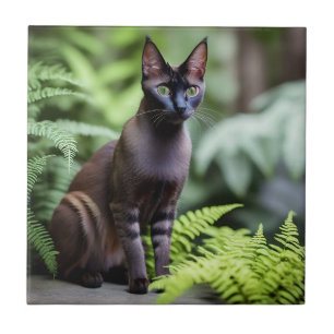 Dexter Le Chat Siamois Noir, Carreaux En Céramique