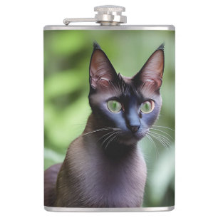 Dexter Le Chat Siamois Noir, Flacon De Hip