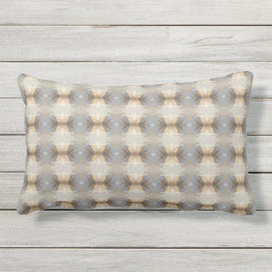 D'extérieur Abstrait Gray Marsh Outdoor Lumbar Coussin